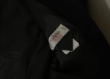 80s valentino "carisma rouge" cashmerewool chesterfield coat