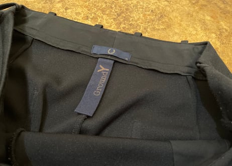 ground y yohji yamamoto × fred perry  sarrouel jersey pants