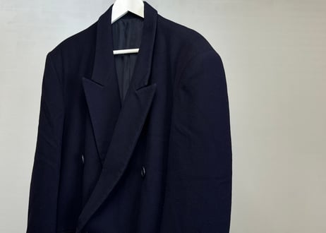 cashmere double long coat #N