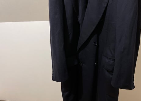 salvatore ferragamo cashmere double chesterfield coat