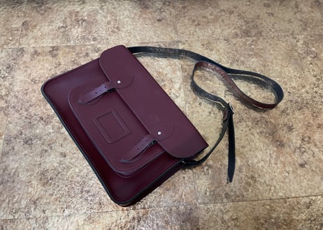 the cambridge satchel company leather bag dead stock