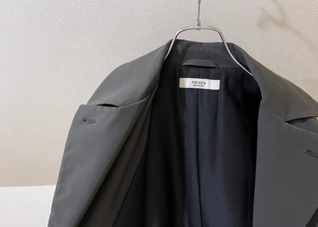 prada belted coat