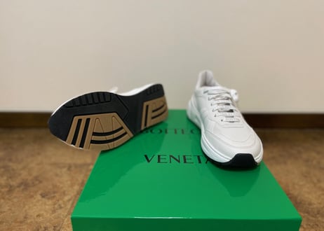 bottega veneta 2019aw leather sneakes white 42 dead stock