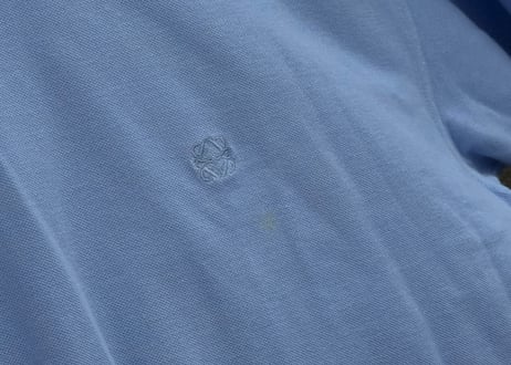 80-90s loewe anagram logo blue tops