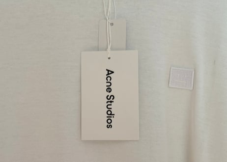 acne studios logo tops dead stock
