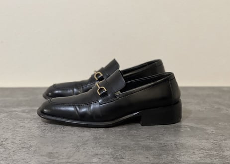 gucci leather bit loafer