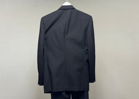 saint laurent double black setup suit