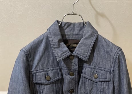 louis vuitton denim set up suit