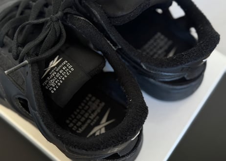 maison margiela reebok "tabi" shose