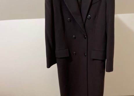 salvatore ferragamo cashmere wool chesterfield coat