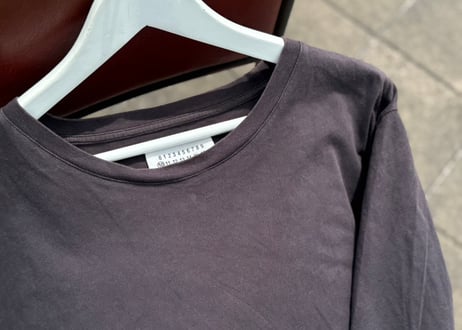 maison margiela fade black brown tops
