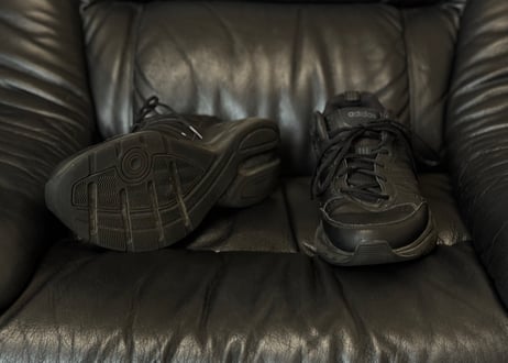 adidas leather sneakers