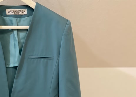 80-90s balenciaga no collar jacket