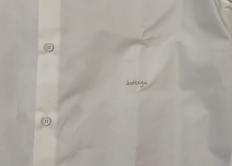 bottega veneta 2020ss over size logo shirt dead stock