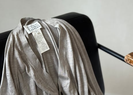 maison margiela silk cardigan
