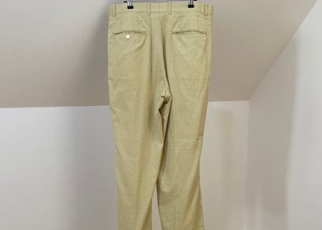 christian dior check wide trousers