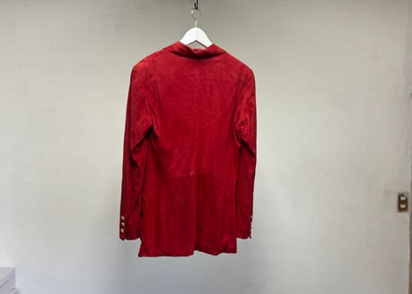 loewe double anagram leather jacket