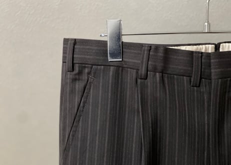 【setup special pick up】80-90s set up suit "brown stripe double"