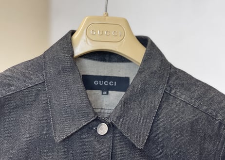 gucci denim jacket dead stock