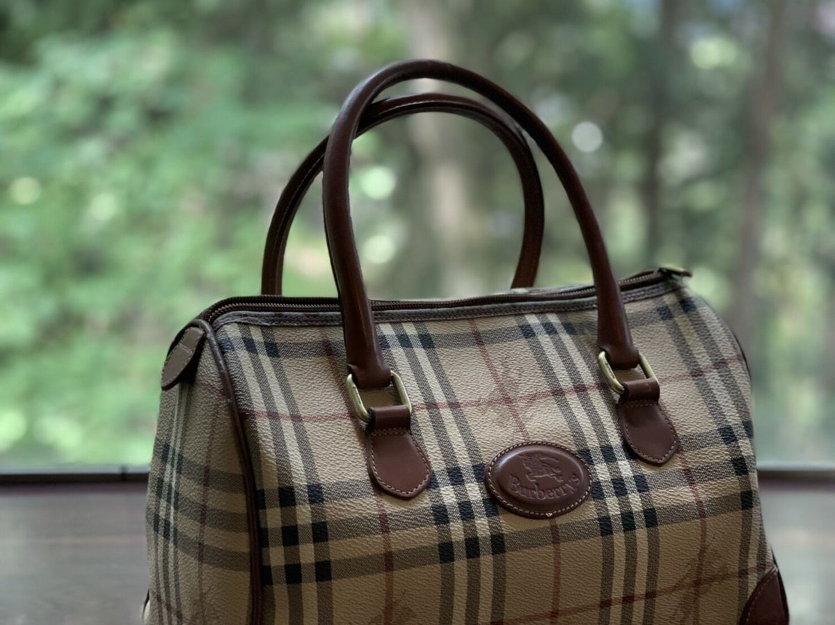 ★【お買い得良品】 Burberry バーバリー ボストンバッグ ノバチェック Yahoo!オークション -「バーバリー ノバチェック ミニボストン