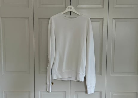 maison margiela elbow patch sweat