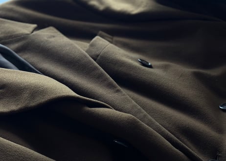 80s made in Italy pure cashmere boule chester field coat