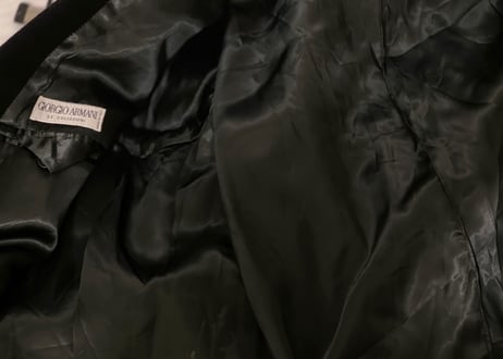 giorgio armani cashmere wool chesterfield coat