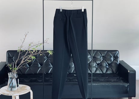 junko koshino black 5 button zip set up suit