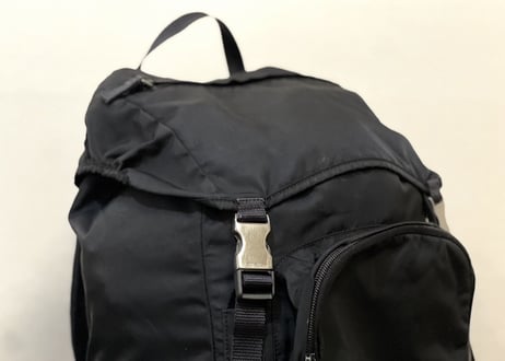 prada back pack black