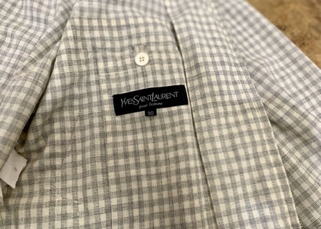 yves saint laurent blouson check