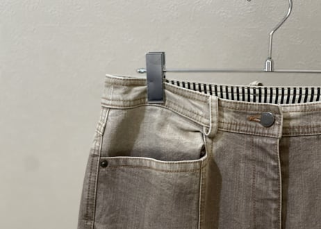 90s lanvin flare denim