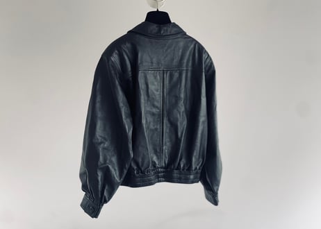 salvatore ferragamo leather blouson