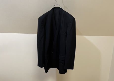 isseymiyake no collar double jacket