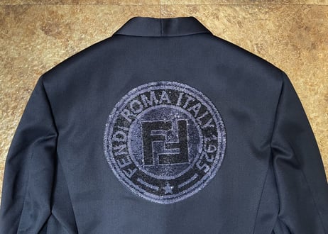 fendi 2021ss tuxedo set up suit dead stock