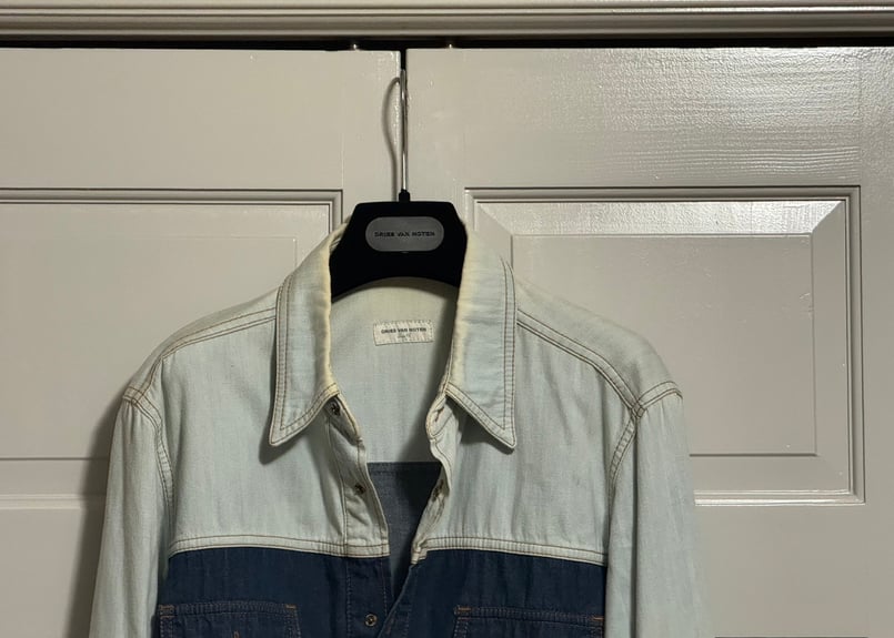 dries van noten denim shirt jacket | weekend tokyo dries van noten denim shirt jacket | weekend tokyo