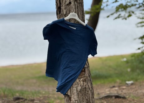maison margiela blue tops