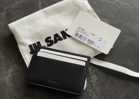 jilsander 2023ss leather case black dead stock