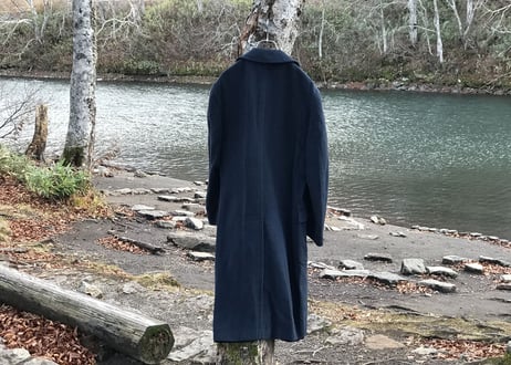 giorgio armani double chesterfield coat