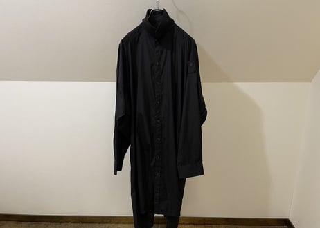 yohji yamamoto s'yte long shirt coat