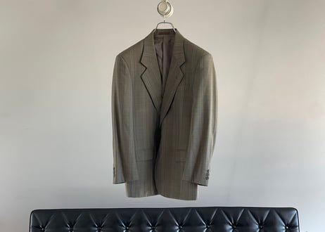 yves saint laurent check set up suit