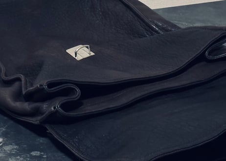 jilsander leather shoulder bag