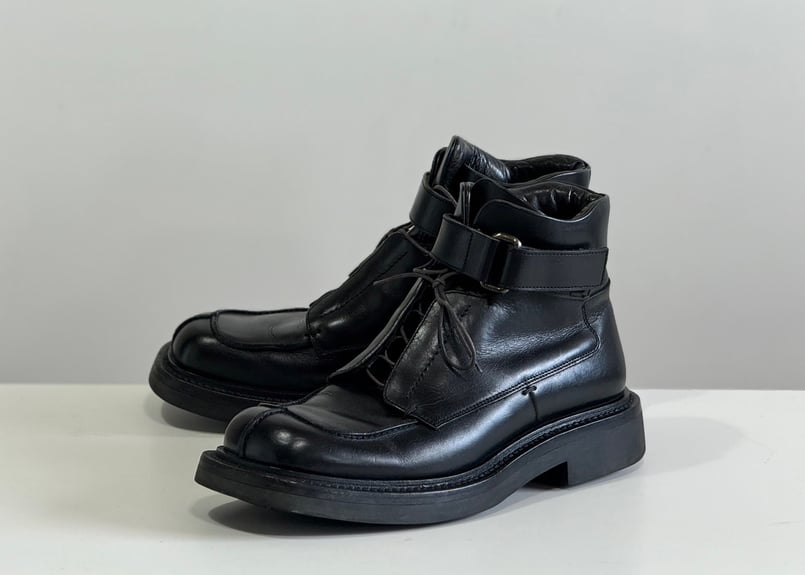 PRADA プラダ スクエアトゥサイドゴアブーツ 楽天市場】プラダ