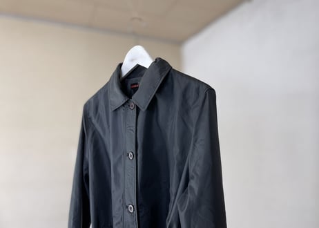prada nylon belt coat
