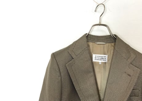 2019ss maison margiela check set up suit dead stock