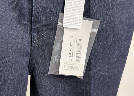 mm6 maison margiela denim trousers dead stock