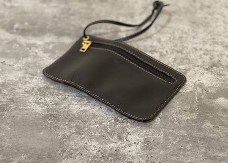 loewe anagram leather pouch
