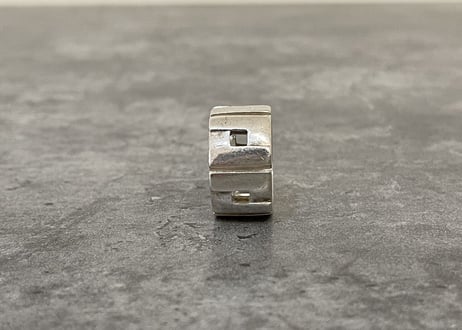 gucci g panel silver ring 13号