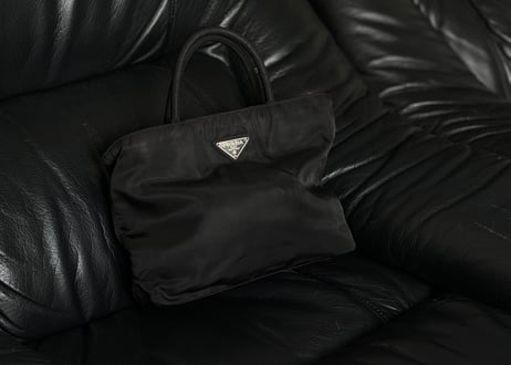 prada nylon logo bag