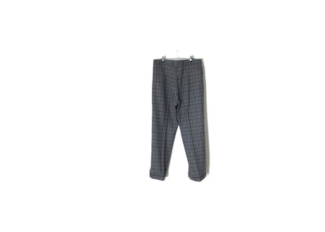 90s givenchy check trousers
