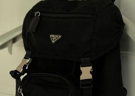 prada nylon back pack